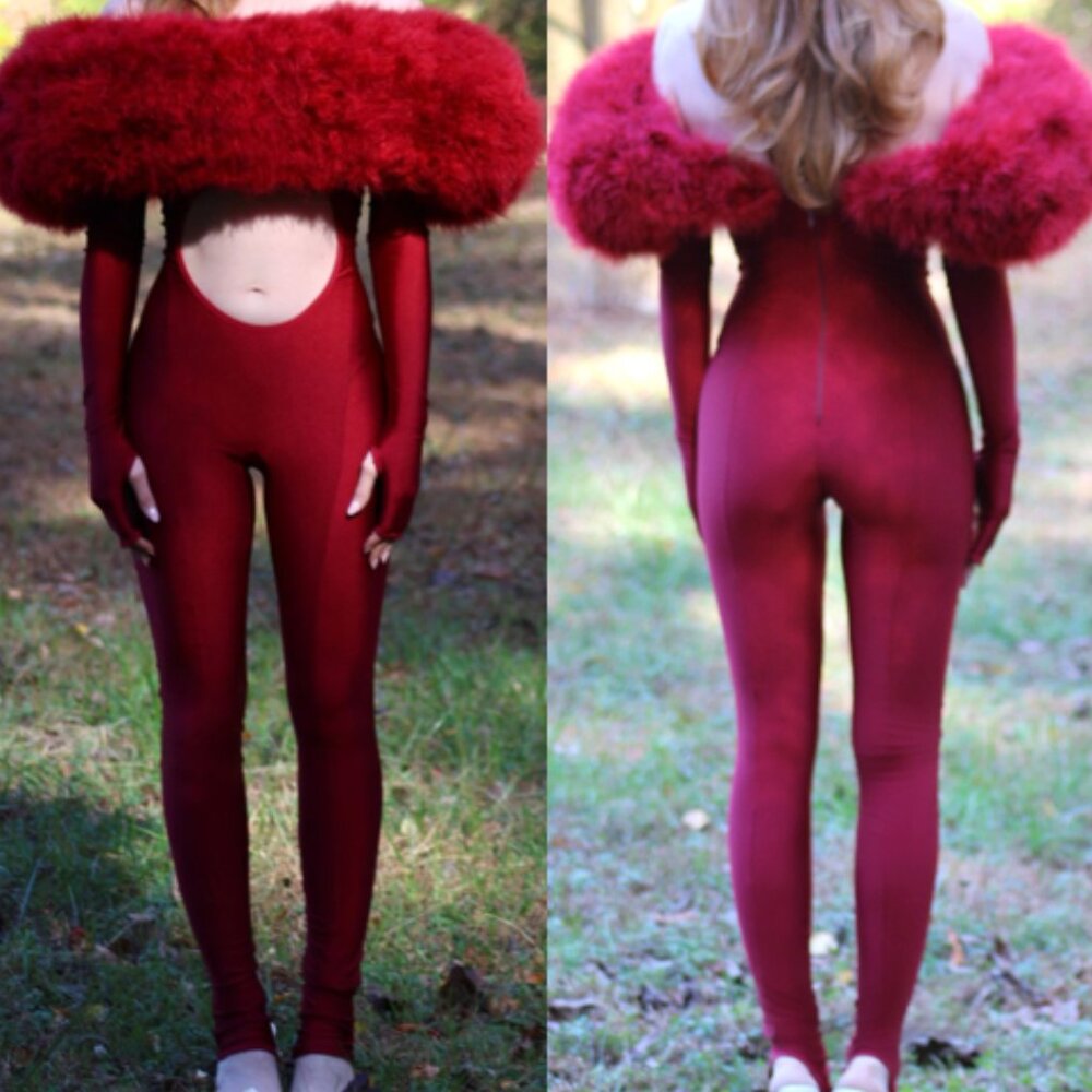 BOISCAMP ELEMENTS 47 ONE PIECE JUMPSUIT BURGUNDY SIZE EXTRA SMALL PRELOVED